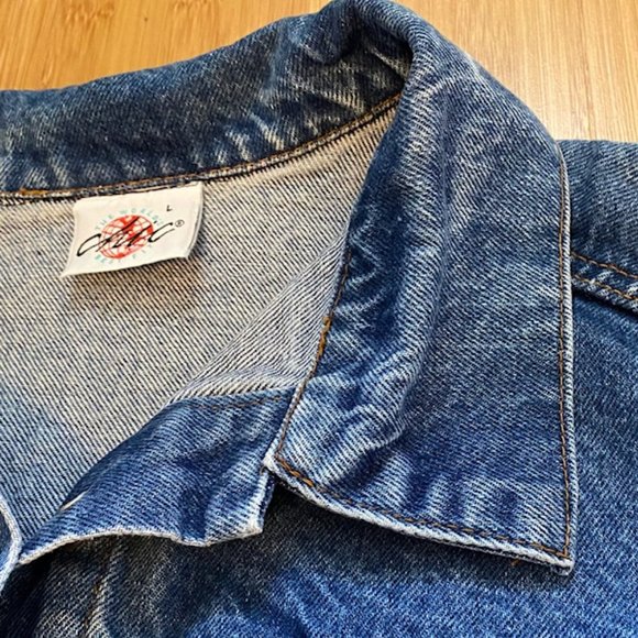 Vintage “Chic” brand long sleeve denim jacket - Picture 6 of 12